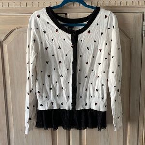 Torrid Disney Size 1 Minnie Mouse Ruffled Sweater